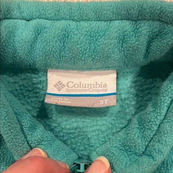 Columbia Kids' Aqua Fleece Jacket 3T - Picture 2 of 4